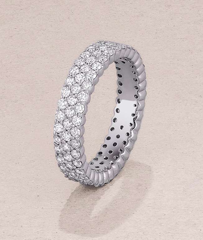 Men's engagement ring with diamonds
